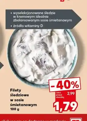 Kaufland Filety śledziowe w sosie śmietanowym oferta