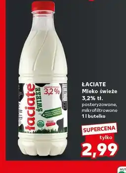 Kaufland Mleko świeże pasteryzowane mikrofiltrowane Łaciate 3,2% oferta