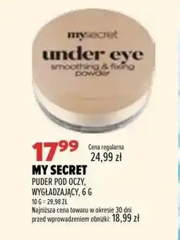 Drogerie Natura Puder pod oczy My secret oferta