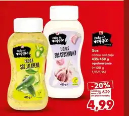 Kaufland Sos vege jalapeno Take It Veggie oferta