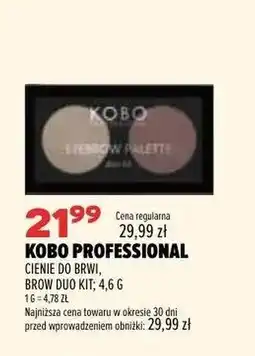 Drogerie Natura Cienie do brwi Kobo Professional oferta