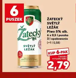 Kaufland Piwo Žatecký Světlý Ležák 6-pak oferta