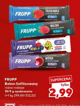 Kaufland Baton liofilizowany truskawka Frupp oferta