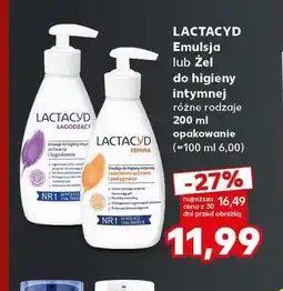 Kaufland Emulsja do higieny intymnej Lactacyd Femina oferta