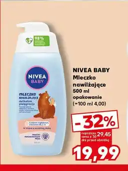 Kaufland Mleczko nawilżające Nivea Baby oferta