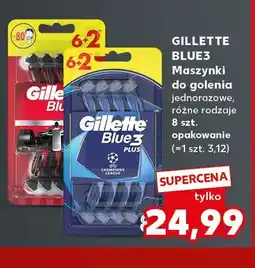 Kaufland Maszynki do golenia jednorazowe Gillette Blue3 oferta