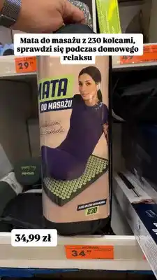 Biedronka Mata do masażu z kolcami oferta