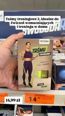 Biedronka Taśmy treningowe Spokey oferta