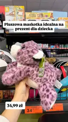 Biedronka Pluszowa maskotka Dzikie Zwierzęta oferta