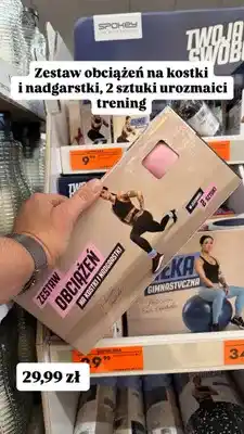 Biedronka Zestaw obciążeń na kostki i nadgarstki Spokey oferta