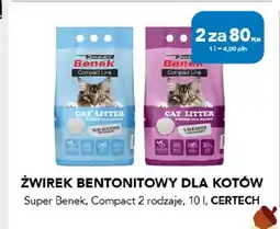 AquaelZOO Żwirek bentonitowy dla kotów Super Benek Compact oferta
