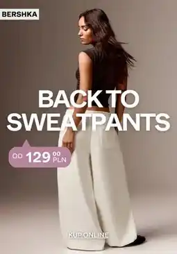 Bershka Spodnie dresowe Bershka oferta
