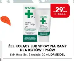 AquaelZOO Spray na rany dla kotów i psów Skin Help Gel Dr Seidel oferta