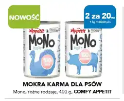 AquaelZOO Mokra karma dla psów Mono Comfy Appetit oferta