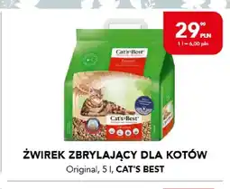 AquaelZOO Żwirek zbrylający dla kotów Original Cat's Best oferta