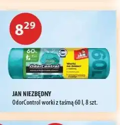 Drogerie Laboo Worki z taśmą OdorControl 60 l Jan Niezbędny oferta