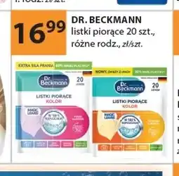 Drogerie Laboo Listki piorące Dr. Beckmann oferta