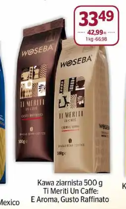 Społem Kawa ziarnista Woseba oferta