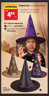 Biedronka Kapelusz na Halloween gładki oferta