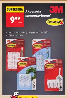 Biedronka Akcesoria samoprzylepne rzepy Command oferta