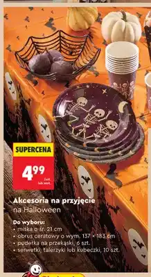 Biedronka Akcesoria na przyjęcie na Halloween obrus ceratowy 137x183 cm oferta