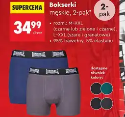 Biedronka Bokserki męskie Lonsdale oferta
