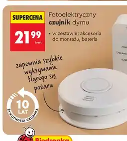 Biedronka Fotoelektryczny czujnik dymu oferta