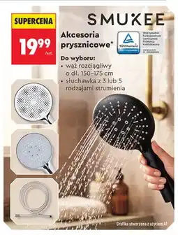 Biedronka Wąż prysznicowy rozciągliwy 150-175 cm Smukee oferta