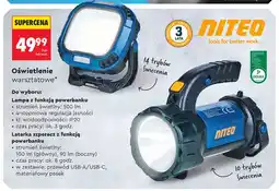 Biedronka Lampa z funkcją powerbanku Niteo oferta