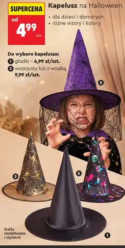 Biedronka Kapelusz Halloween oferta