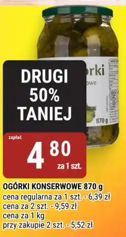 bi1 Ogórki Konserwowe oferta