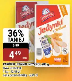 bi1 Parówki Jedynki Indykpol oferta