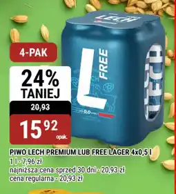 bi1 Piwo Lech Premium lub Free Lager oferta