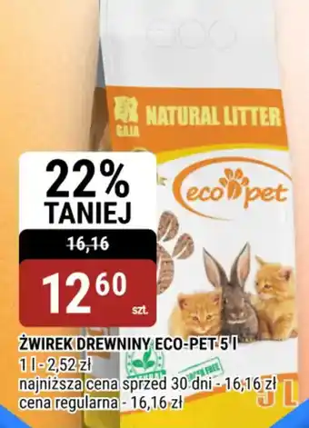 Żwirek Drewniny Eco-Pet