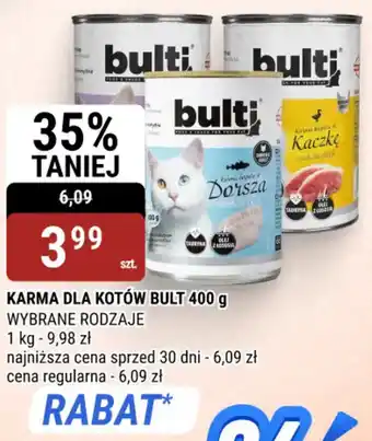 Karma dla kotów Bulti