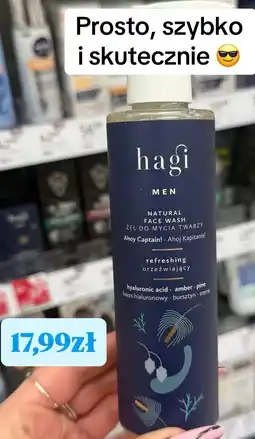 Rossmann hagi MEN Naturalny żel do mycia twarzy Ahoj Kapitanie! oferta