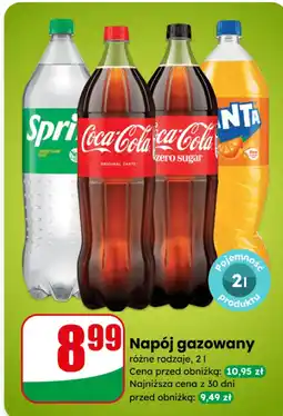 Dino Napój gazowany Coca-Cola, Sprite, Fanta oferta
