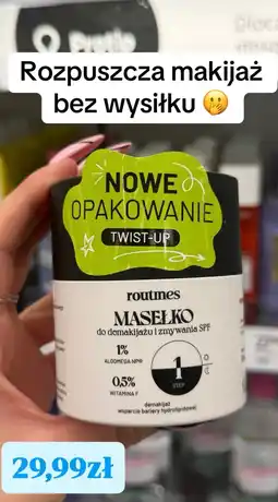 Rossmann routines Masełko do demakijażu i zmywania SPF oferta