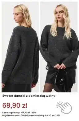 Medicine Sweter damski z domieszką wełny oferta