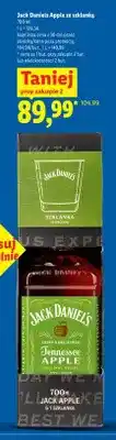 Lidl Likier Jack Daniel's Apple ze szklanką oferta