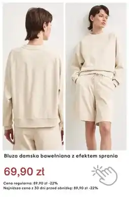 Medicine Bluza damska bawełniana z efektem sprania oferta