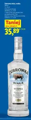 Lidl Wódka Żubrówka Biała oferta