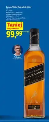 Lidl Whisky Johnnie Walker Black Label oferta
