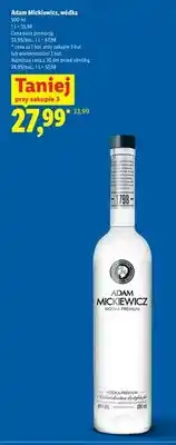 Lidl Wódka Adam Mickiewicz Premium oferta