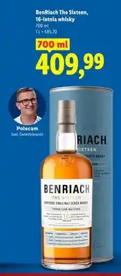 Lidl BenRiach The Sixteen 16-letnia whisky oferta