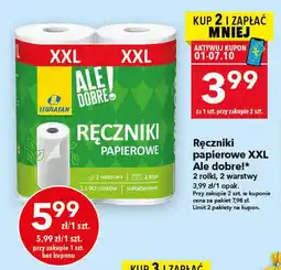 Lewiatan Ręczniki papierowe XXL 2-pak Ale Dobre! oferta
