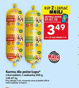 Lewiatan Karma dla psów z wołowiną Łapa oferta