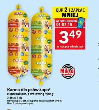 Karma dla psów z wołowiną Łapa
