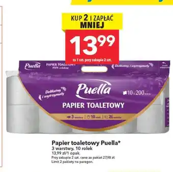 Papier toaletowy Puella 3 warstwy 10-pak