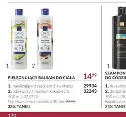 Avon Pielęgnujący balsam do ciała nawilżający z olejkiem z awokado Care oferta